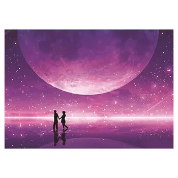 

Happiness 5D round Shaped Diamond Painting Needlework Rhinestone Cross Craft Kit