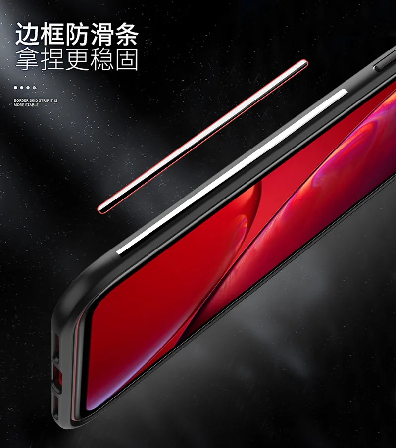 Подходит для Apple IPhone XR 6SP кольцо-пряжка для мобильного телефона чехол IPhone7/8 Plus прозрачный Поддержка XAX чехол для телефона