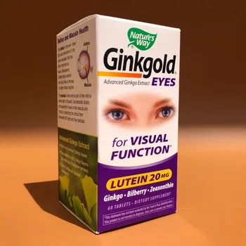 

Free shipping ginkgold advanced ginkgo extract eyes for visual function 60 pcs
