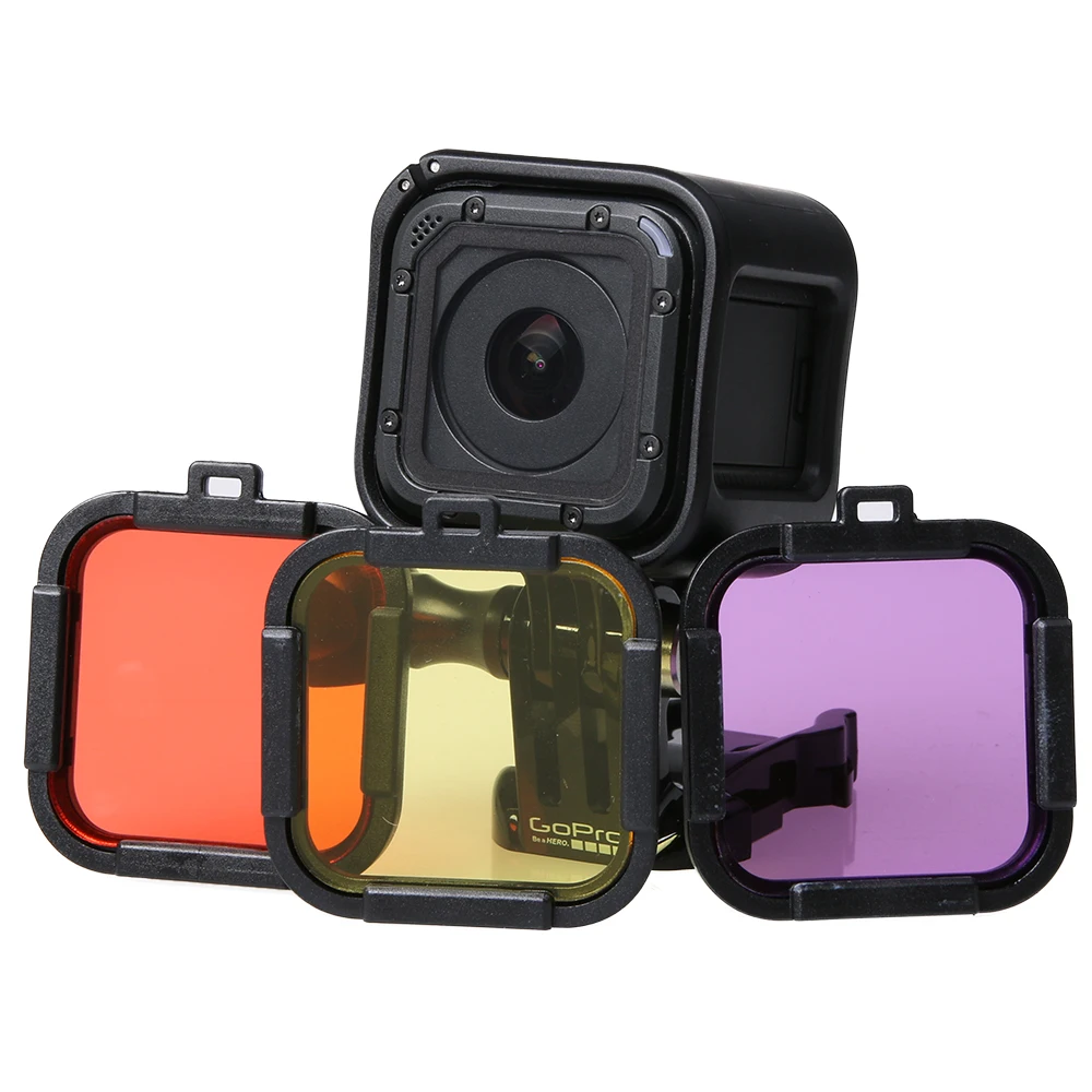 Для GoPro acessorios Hero4 5 Session Дайвинг поляризатор линзы подводный фильтр для подводной съемки для Go Pro Hero 4 Session Action camera