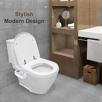 

Non-electric Bathroom White Bidet Mechanical Bidet Toilet Seat Freshwater Single Head Single Cold Gynecological Flush