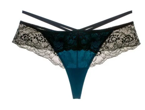 wholesale low price high quality 10pcs/lots Ventilation lace women's Sexy breathability brief T-pants g-string underwear 6.9b