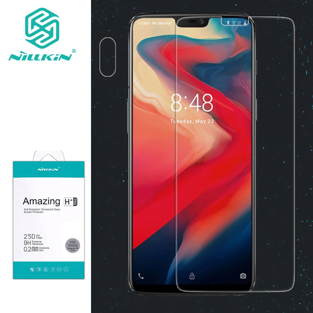 2.5D Защита экрана для Oneplus 6 Nillkin Amazing H & + PRO закаленное стекло One plus защита