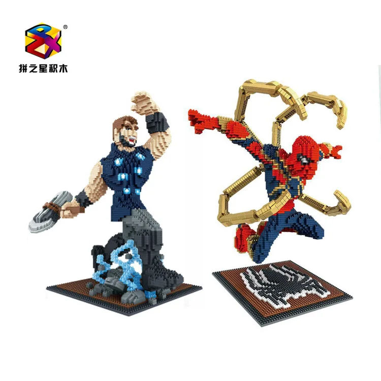 

Spell Star Creative DIY Small Particles of Diamond Building Blocks 8831-3-8831-4-Spider Educational Assembled Toys