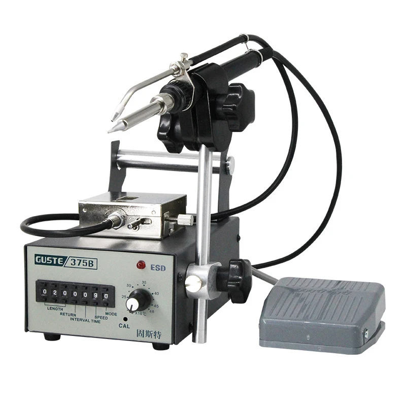 220V Small Solder Machine Pedal Type Mini Constant Temperature Soldering Stations Semi Automatic