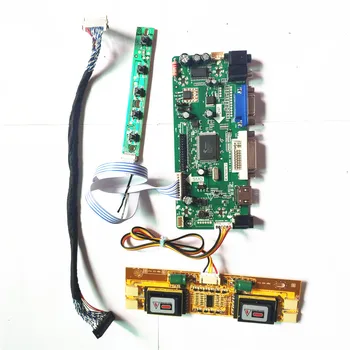 

For M170EG01 VC VD LCD monitor panel HDMI DVI VGA M.NT68676 screen controller drive board CCFL LVDS 30Pin 17" 1280*1024 DIY kit