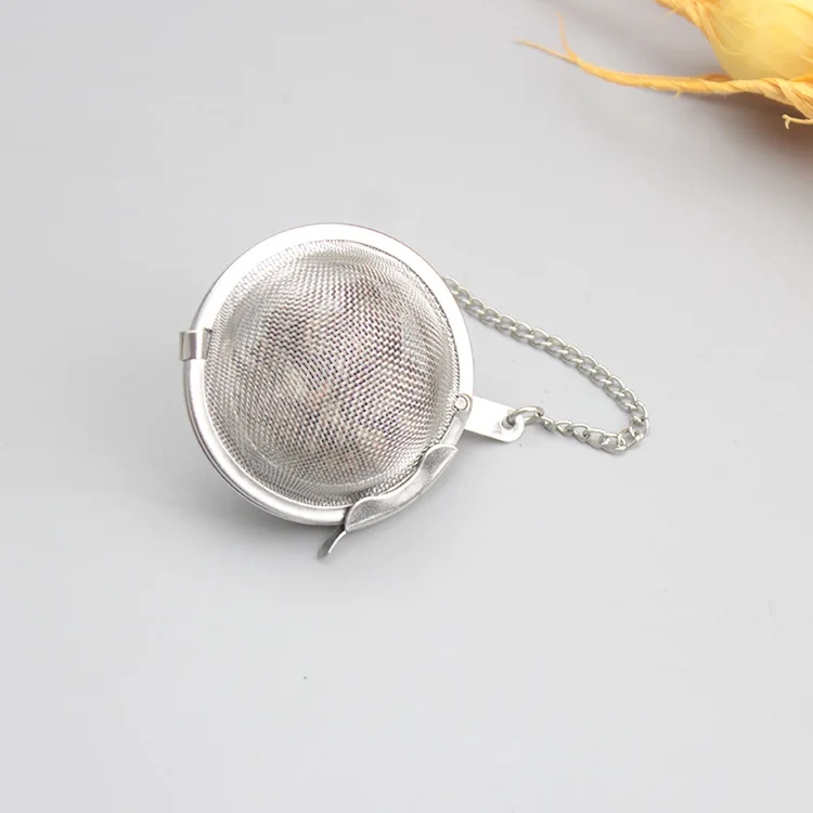 

304 Stainless Steel Tea Ball Tea Filter Creative Practical Chain Tea Strainer Fashion Home Tea Making Device