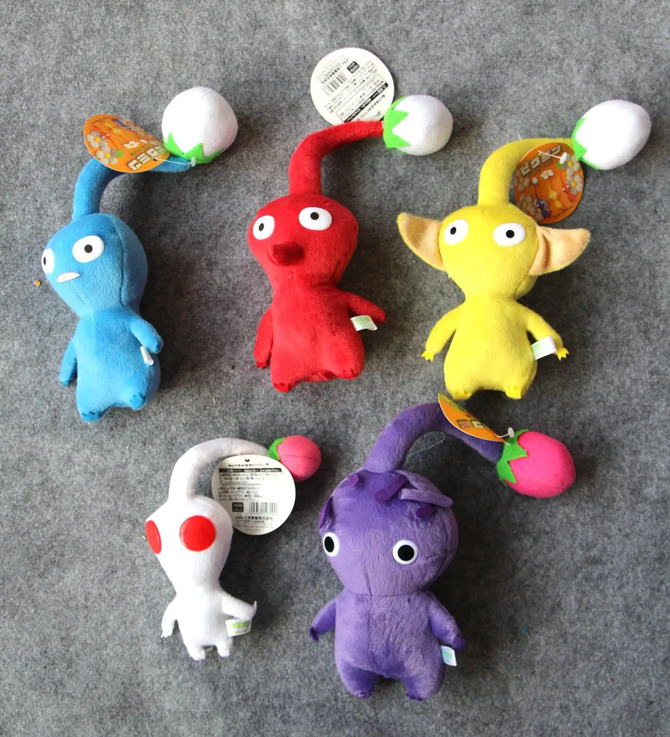 Pikmin Yellow Red Blue Flower Bud Leaf Plush Toy Lovely Gift For Kids anime plush