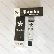 75% Black RAMBO Best Tattoo Care Cream Before Permanent Makeup Microblading Eyebrow Eyeliner Lips Body 10g