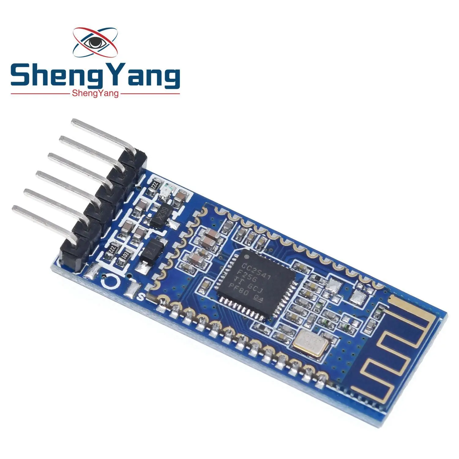 При-09! ShengYang Android IOS BLE 4,0 модуль Bluetooth для arduino CC2540 CC2541 Серийный беспроводной модуль совместимый HM-10 - Цвет: AT-09 6PIN