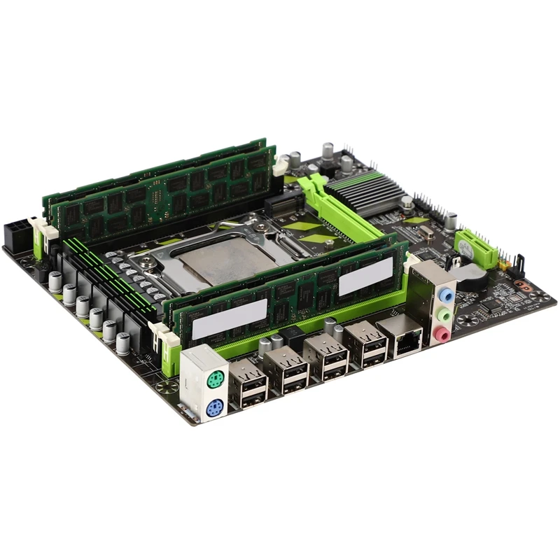 X79G LGA2011 практичная материнская плата для настольного компьютера с E5 2689 cpu 4x8G ECC ram