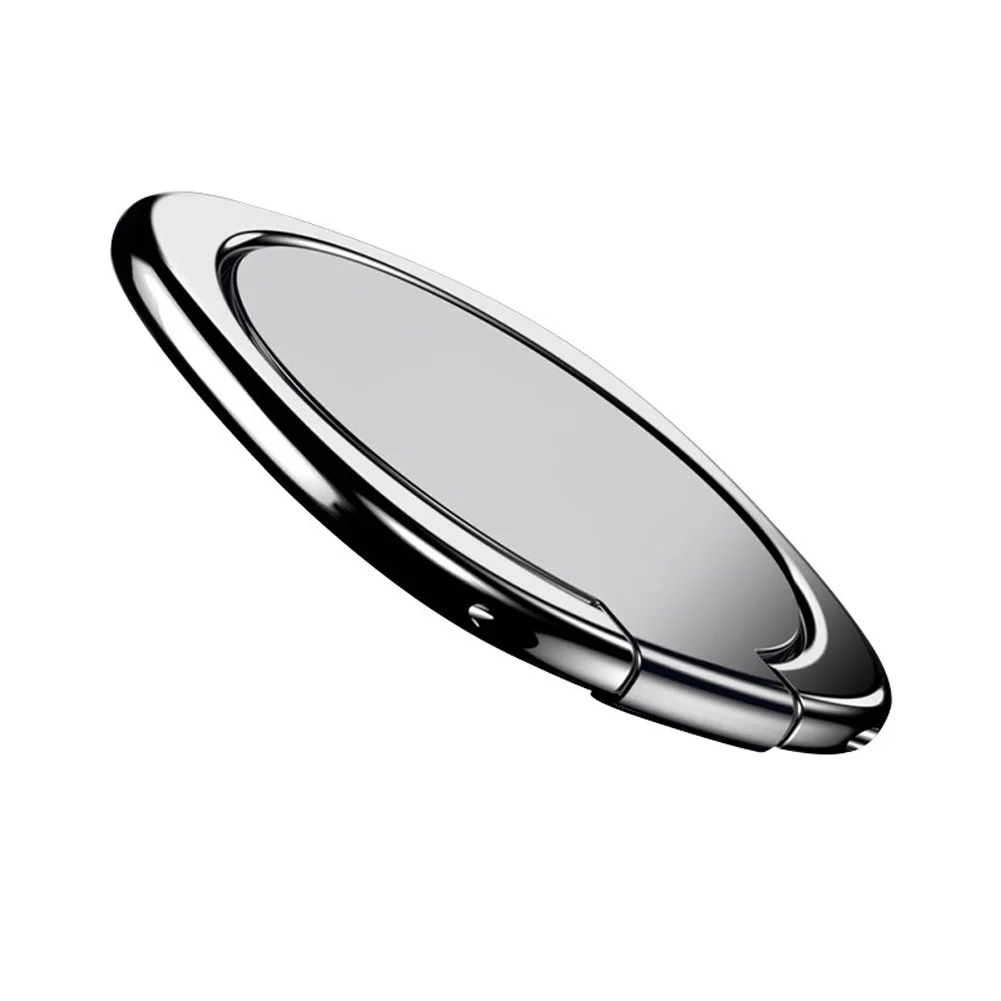 Универсальная ультра-тонкая подставка для телефона с кольцом на палец, Магнитная подставка для мобильного телефона в машину, вращающаяся подставка для мобильного Tablet360-degree - Цвет: Silver B