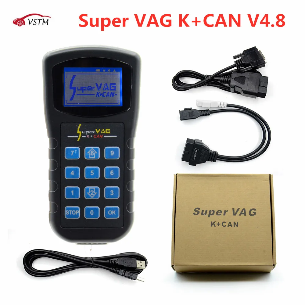 Новинка 2021 автомобильный диагностический инструмент Супер VAG k can 4 8 программатор