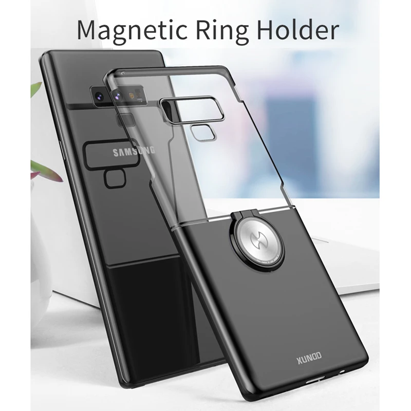 Для samsung Galaxy Note 9 Note 8 чехол Xundd с кольцом на палец, Жесткая крышка из поликарбоната для Galaxy Note 9, чехол с кольцом-держателем