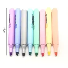 8 шт./компл. Творческий флуоресцентная ручка, маркер карандаш Карамельный цвет рисунок маркер кавайные канцелярские школьные канцелярские принадлежности