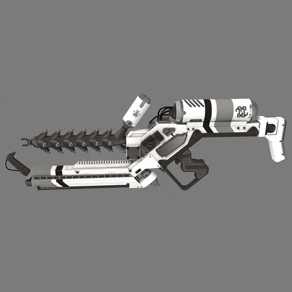discounted  Area 9 Arc Step Alien Rifle 1:1 DIY 3D Paper Card Model Building Set Educational Toys Military Mode