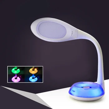 

256 Magic Color Led Stand Flexible Desk Lamp Touch Switch LED Light Table Lamps Home Decoration Dimmer for Led Lamp Plug in 220V