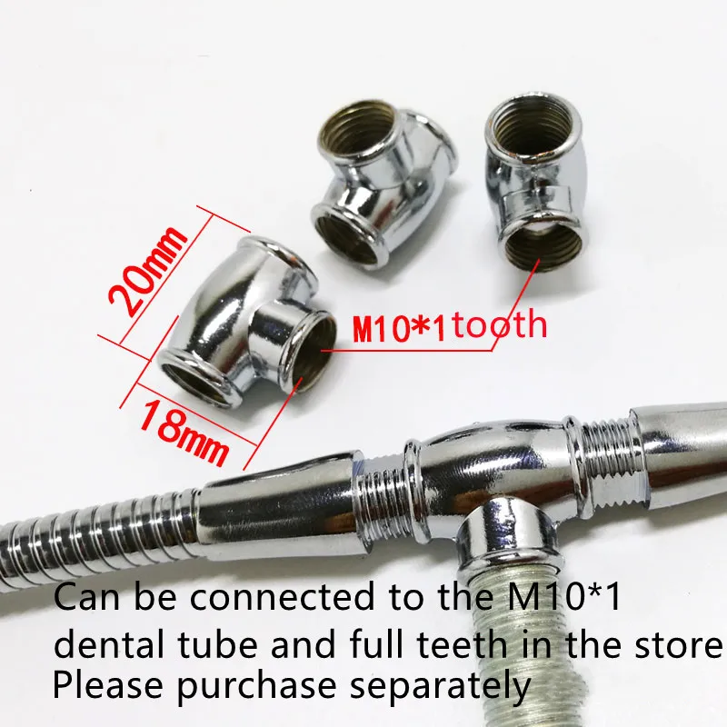 Description Picture 2 of item10pcs M10*1 Internal Tooth Tee Joint Hollow Tooth Tube T-shaped Adapter Lighting Fixture Moxibustion Clip DIY Bracket Accessorie
