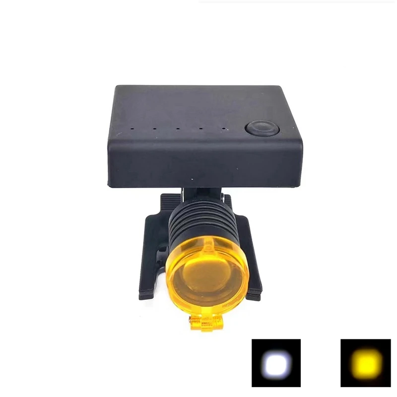 cirúrgica lupas com led sem fio farol médico filtro