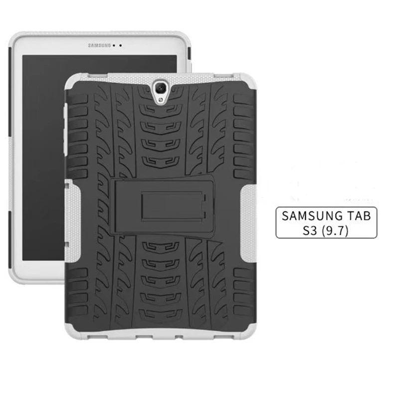 Чехол для Samsung Galaxy Tab S3 SM-T820 T825 T829 9,7 чехол для планшета TPU+ сверхмощный гибридный прочный резиновый чехол