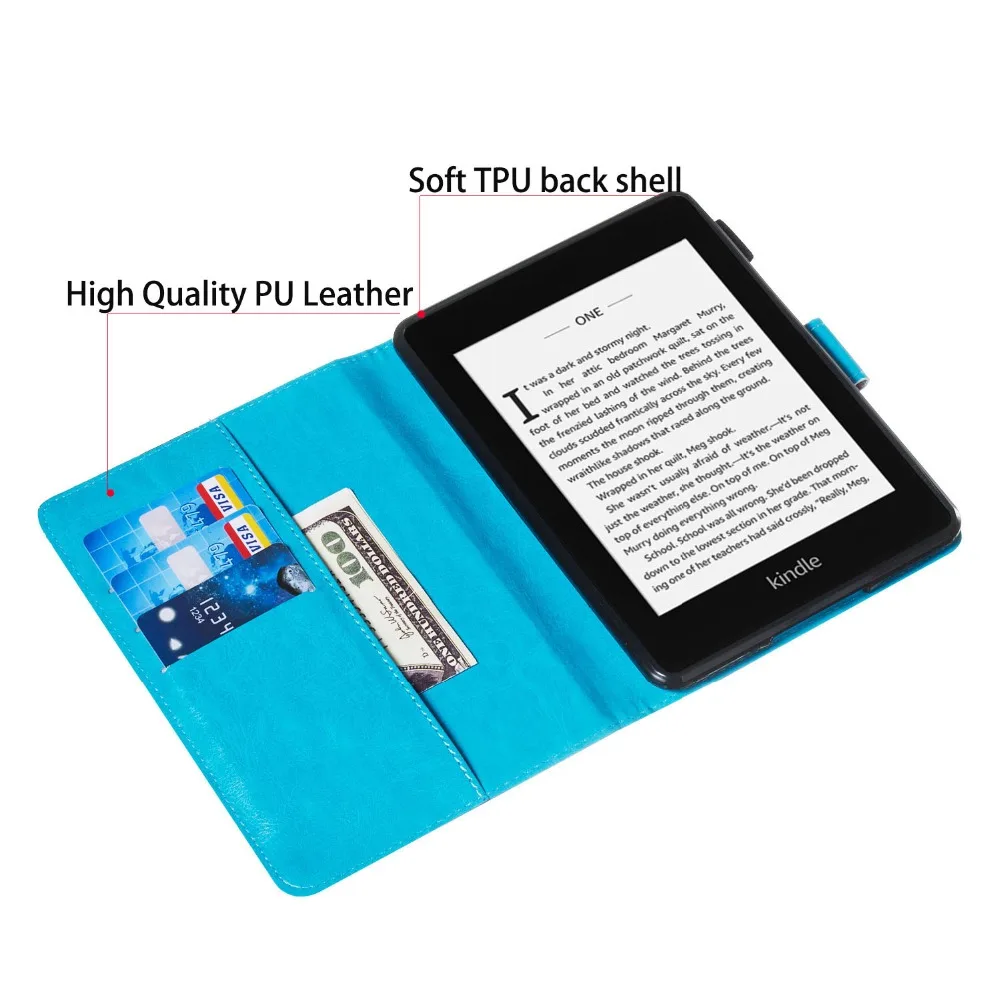 Умный чехол для Amazon Kindle Paperwhite 1 2 3 4 Чехол для электронной книги PU кожаный чехол для Kindle Paperwhite 4 Чехол