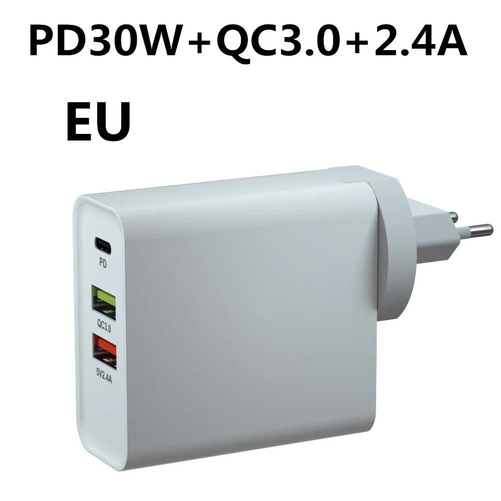 BL00522 4in1 USB зарядное устройство для macbook xiaomi huawei 65 Вт быстрой зарядки 5 V/3A PD3.0/PD2.0/FCP PD зарядное устройство адаптер EU/US перенапряжения Защита - Тип штекера: BL00522