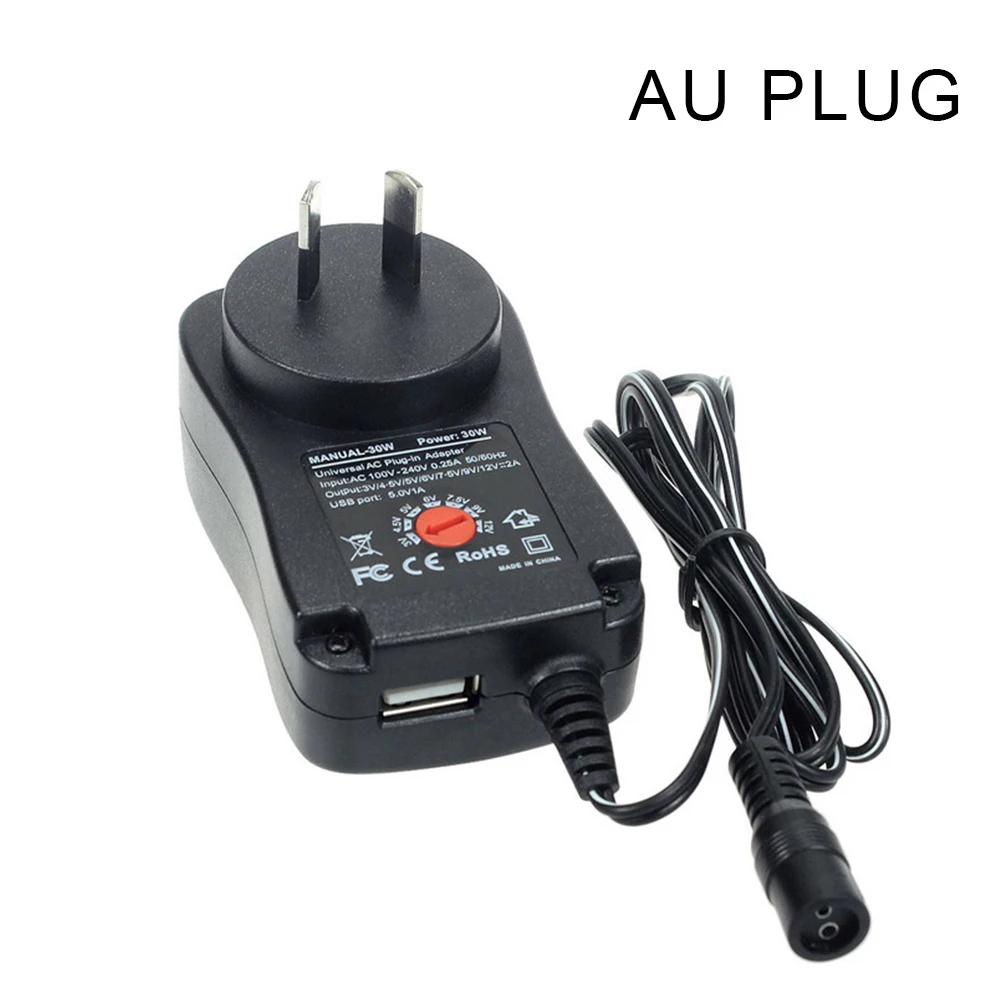 Универсальный Регулируемый адаптер переменного/постоянного тока 30 Вт