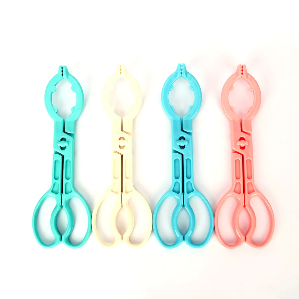 

Colorful Multifunctional Baby Bottle Clip Holder Nipple Clamp High Temperature Resistant Disinfection Anti-scalding Cleaning