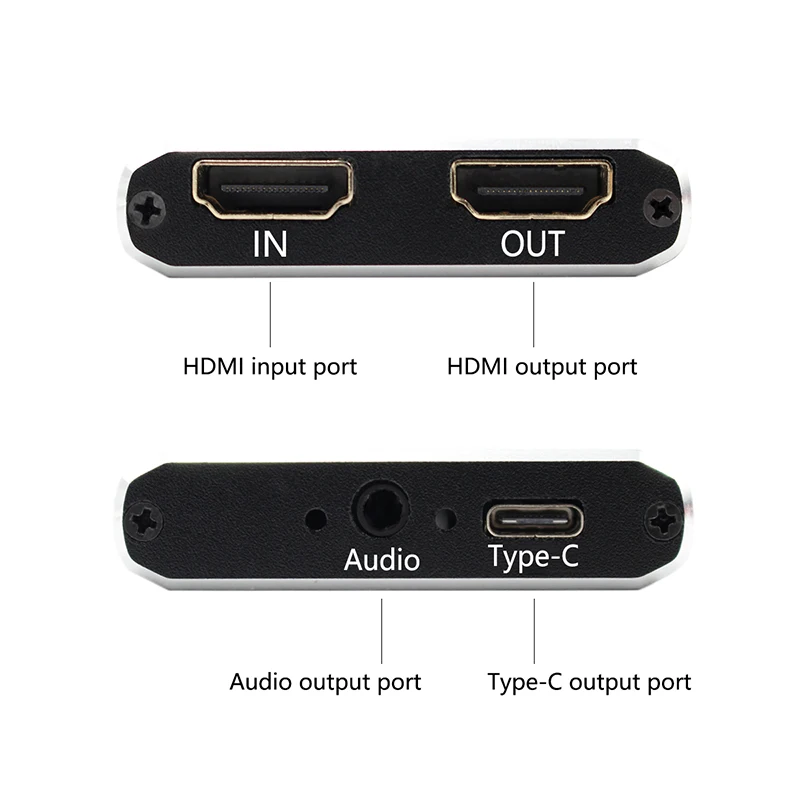  HDMI a USB-C captura de vídeo USB3.0 HDMI a captura de vídeo USB juego de transmisión en directo co