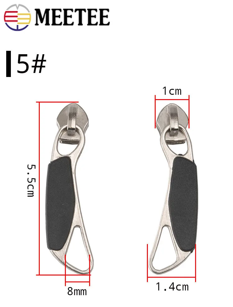 1 пара 5#8# ползунки на молнии для нейлоновой сумки на молнии, сумки на молнии, сумки с замком паролей, комплекты для ремонта на молнии, аксессуары