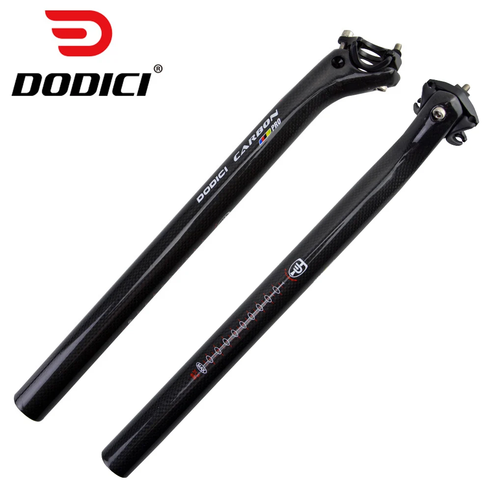 

DODICI 210g 3K Gloss Full Carbon Seatpost Seat Tube Rod Ultralight Road Bike MTB Cycling Bicycle Pole