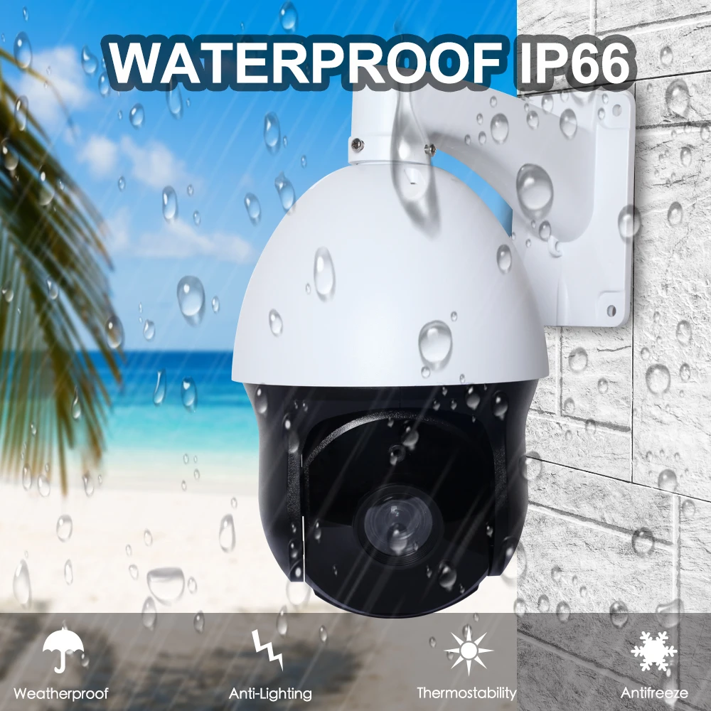 HD 2MP 5MP наружная Onvif 30X ZOOM PTZ водонепроницаемая IP средняя скорость купольная камера