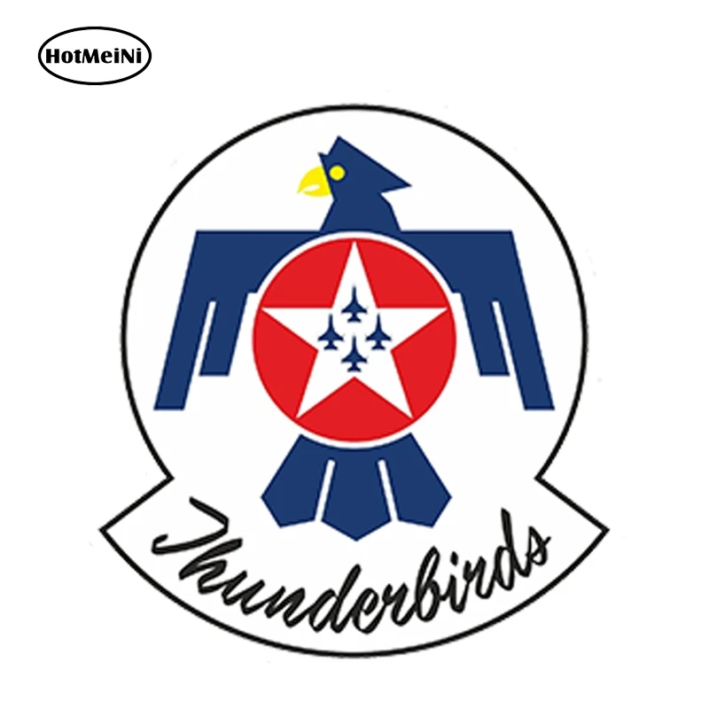 HotMeiNi 10 см x 9 5 Стикеры THUNDERBIRDS наклейка ВВС США Соединенные бампер самоклеящаяся в