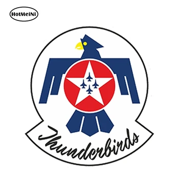 

HotMeiNi 10cm x 9.5cm STICKER THUNDERBIRDS Decal US AIR FORCE UNITED Bumper Decal Sticker JDM Waterproof Car Accessories