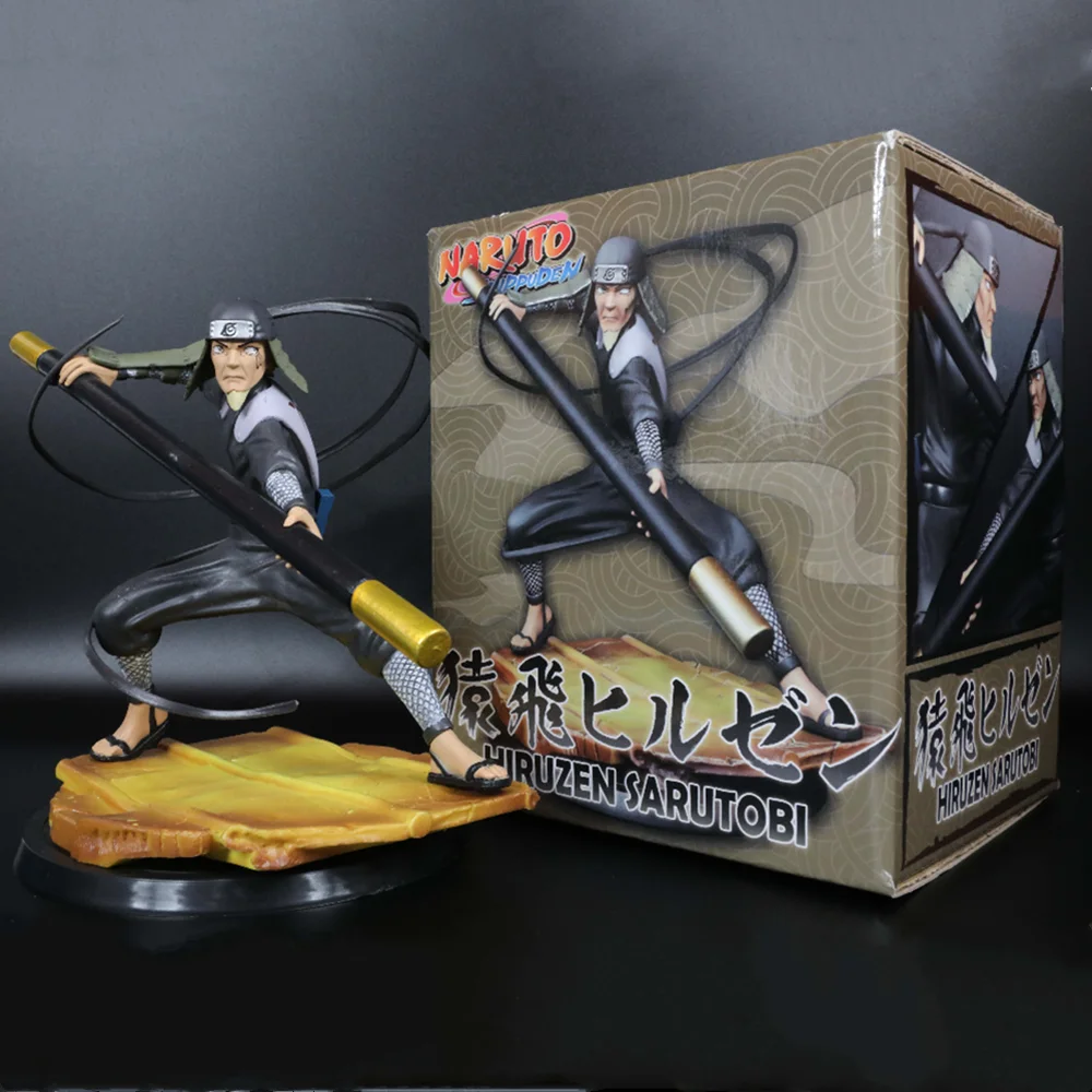 Naruto Sarutobi хайрайзен 46 Аниме фигурки шиппууден Наруто экшн фигурка игрушки для