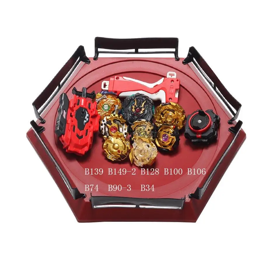 Beyblade Burst Горячая игра стадион вращается на B-150 B-148 металлические боевые лезвия капота, в то время как металлические Bayblade стадион игрушки - Цвет: 4