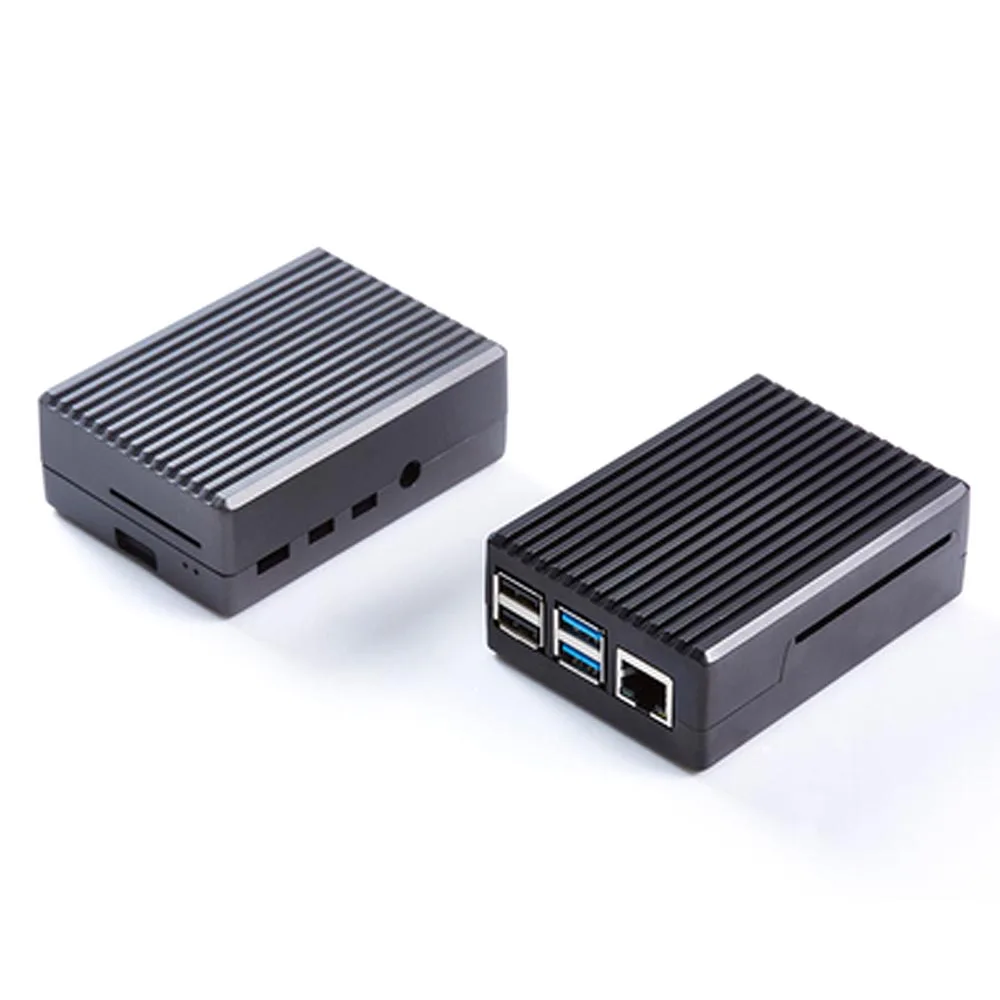 Алюминиевый Чехол Raspberry Pi 4B, металлический корпус RPI 4 Box, совместимый с Raspberry Pi 4B