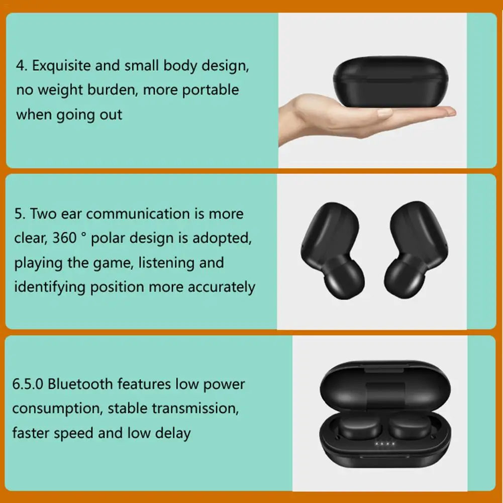 A6X мини TWS беспроводные наушники-вкладыши Bluetooth 5,0 спортивные стерео наушники IP4 водонепроницаемые наушники с микрофоном 280 мАч зарядная коробка
