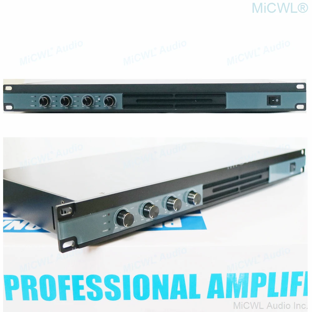 power amplifier 4 Channel 6400 Watts Professional Digital High Power Amplifier AMP Stereo MICWL GB6400 multi zone amplifier