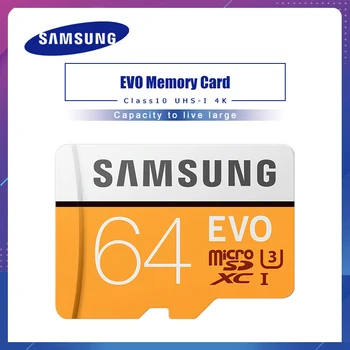 

SAMSUNG Micro SD Memory Card 32G 64G 128G 256 MicroSD Cards SDHC SDXC Max 95Ms EVO 32GB 64GB C10 TF Trans Flash Micro Card