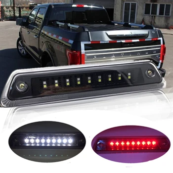 

For 2009-2014 Ford F150 LED Rear Third 3rd Brake Lights Stop Lamp Black