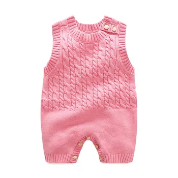

Newborn Kid baby Girl Boy Clothes Knitted Autumn Winter Warm Romper Elegant Cute Sweet Sunsuit Jumpsuit New Born Sweater outfit