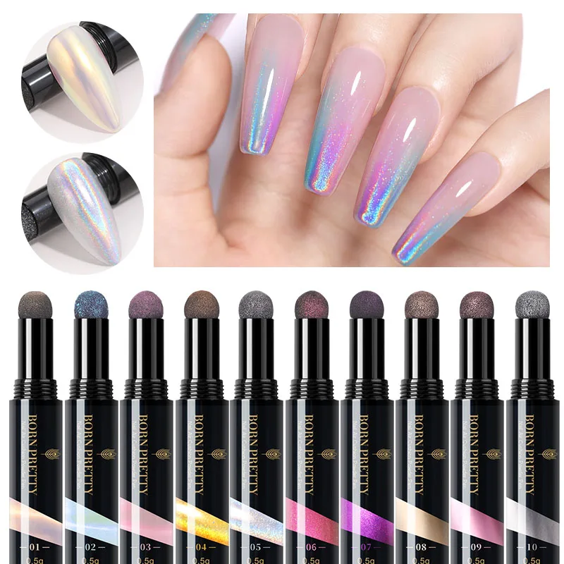 Born Pretty Nail Powder Cushion Pen Jelly Nail Art Glitter Mirror Laser Effect 10 Colors Nails Holographics Chrome Powder 0 5g Nail Glitter Aliexpress Born Pretty Nail Powder Cushion Pen Jelly Nail Art Glitter Mirror Laser Effect 10 Colors Nails Holographics Chrome Powder 0 5g Nail Glitter Aliexpress