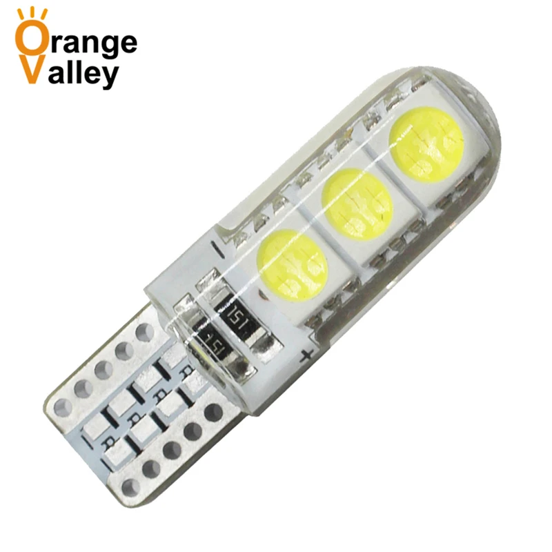 1 шт. высокая яркость T10 W5W Водонепроницаемый 5050 6 SMD СВЕТОДИОДНЫЙ Автомобильный