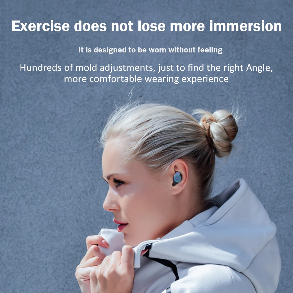 G06 Bluetooth 5,0 наушники TWS стерео бизнес Bluetooth гарнитура беспроводные наушники светодиодный дисплей с зарядным устройством 4000 мАч