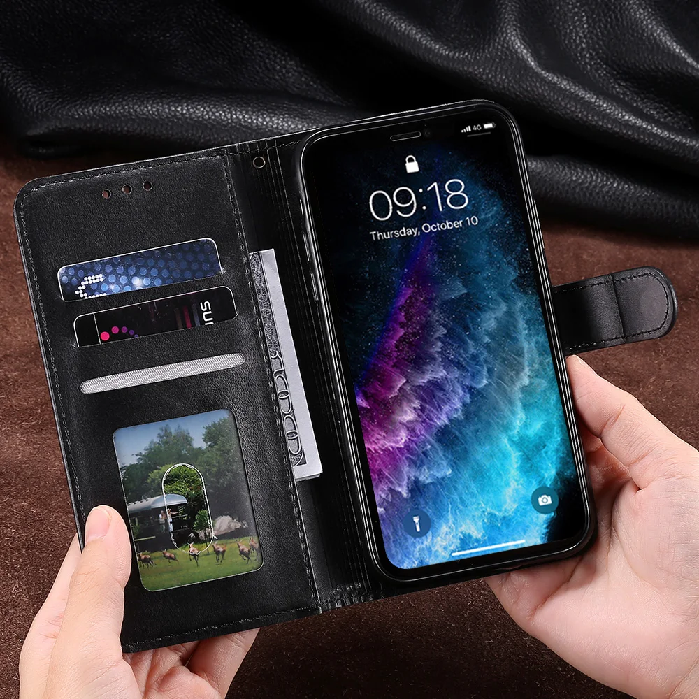 FLOVEME Ретро Флип кожаный чехол для iPhone 11 Pro X XS Max XR роскошный магнитный держатель для карт кошелек чехол для iPhone 6S 6 7 8 Plus