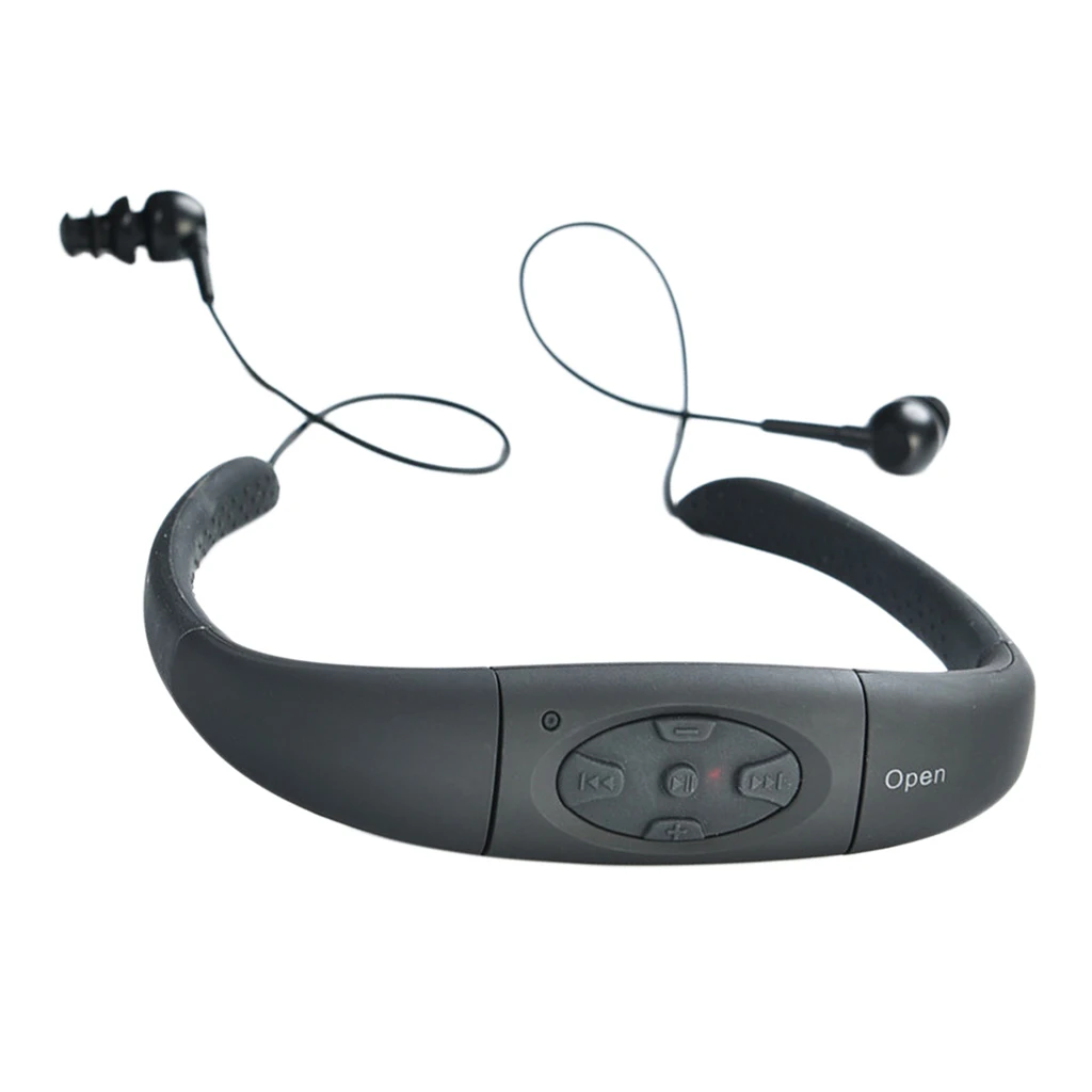 Black 6X1.5X2.6cm Neckband Wireless Stereo Bluetooth Headset Music Headphone Sport Bluetooth Earphone Handsfree MP3 Stereo Headset Waterproof - Цвет: Black 6X1.5X2.6cm