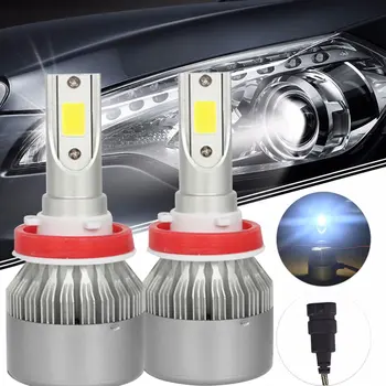 

C6 Light Led Headlight Durable Led Headlight Kit Car Bulbs 2PCS H11 Premium Car Led Headlight