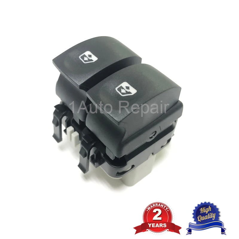 Левый переключатель управления передним стеклом для Renault Clio Modus серый