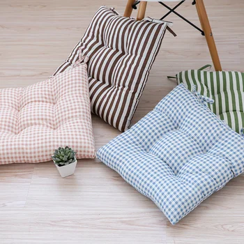

Comfortable Cotton Square Seat Cushion Office Bar Chair Back Seat Cushions Sofa Pillow Buttocks Chair Cushion Home Office Decor